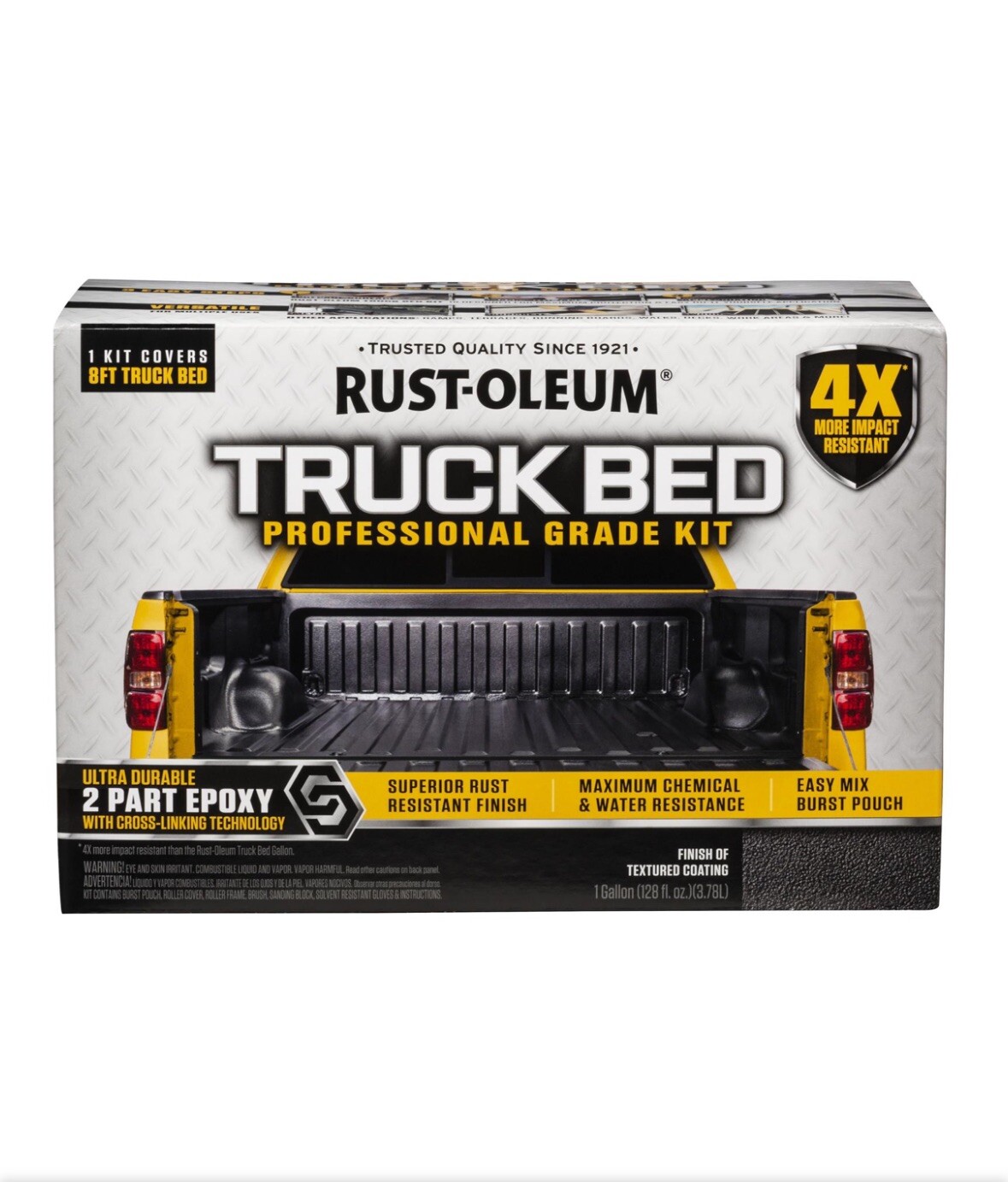 Rust-Oleum 323529 Truck Bed Coating,Black,128 Oz