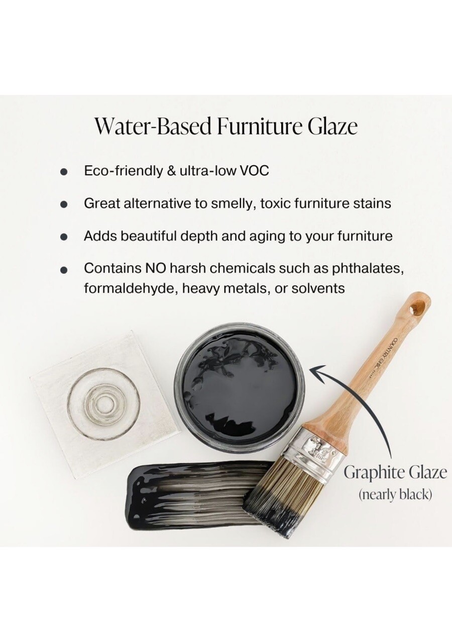 NEW Country Chic Graphite – Chalk Style Paint For Furniture & Home Decor 16oz.
