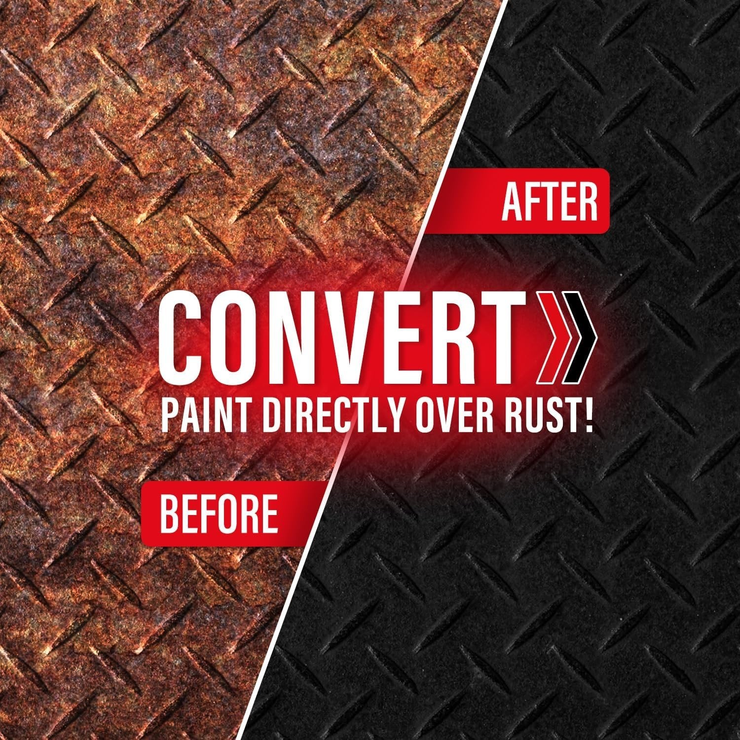 2 in 1 Rust Converter & Metal Primer, 35 oz Black Rust Reformer Paint for Met…