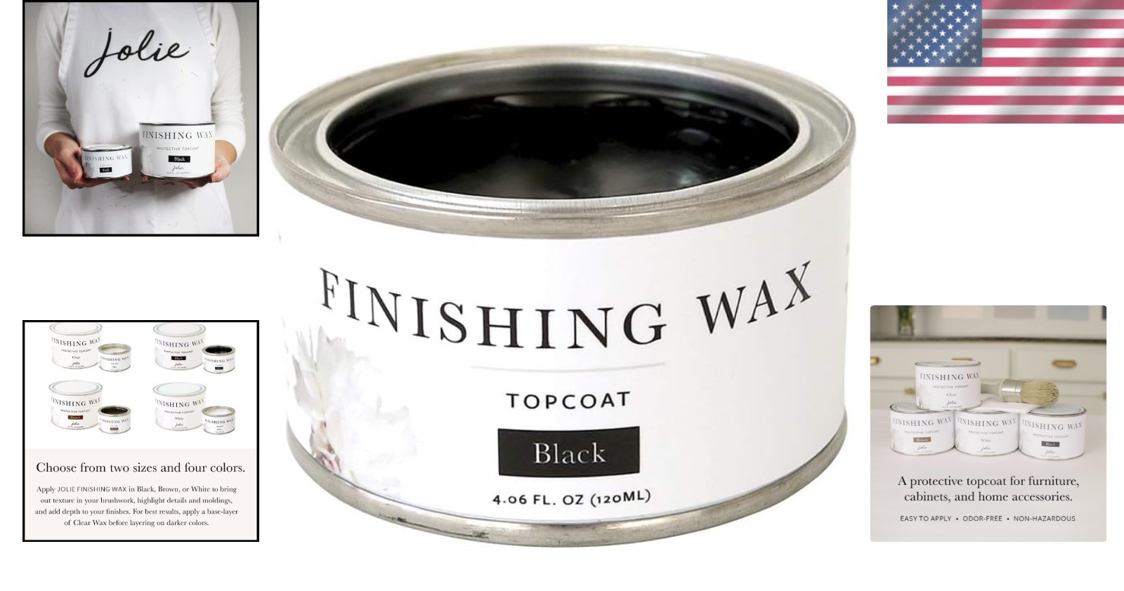Matte Black Interior Wax – Non-Hazardous – 120 ml