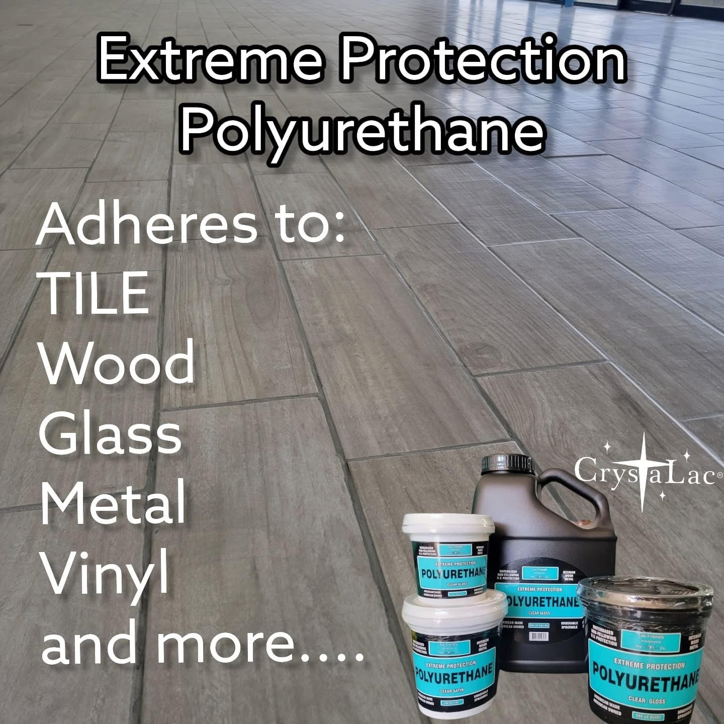 Durable Water Cleanup Polyurethane Gloss, 16oz – UV Protection & Scratch Proof