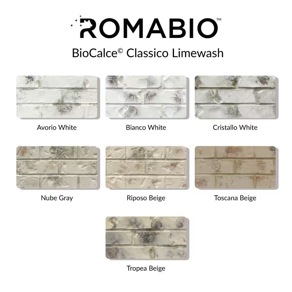 4 Gal. Bianco White Limewash Interior/Exterior Paint