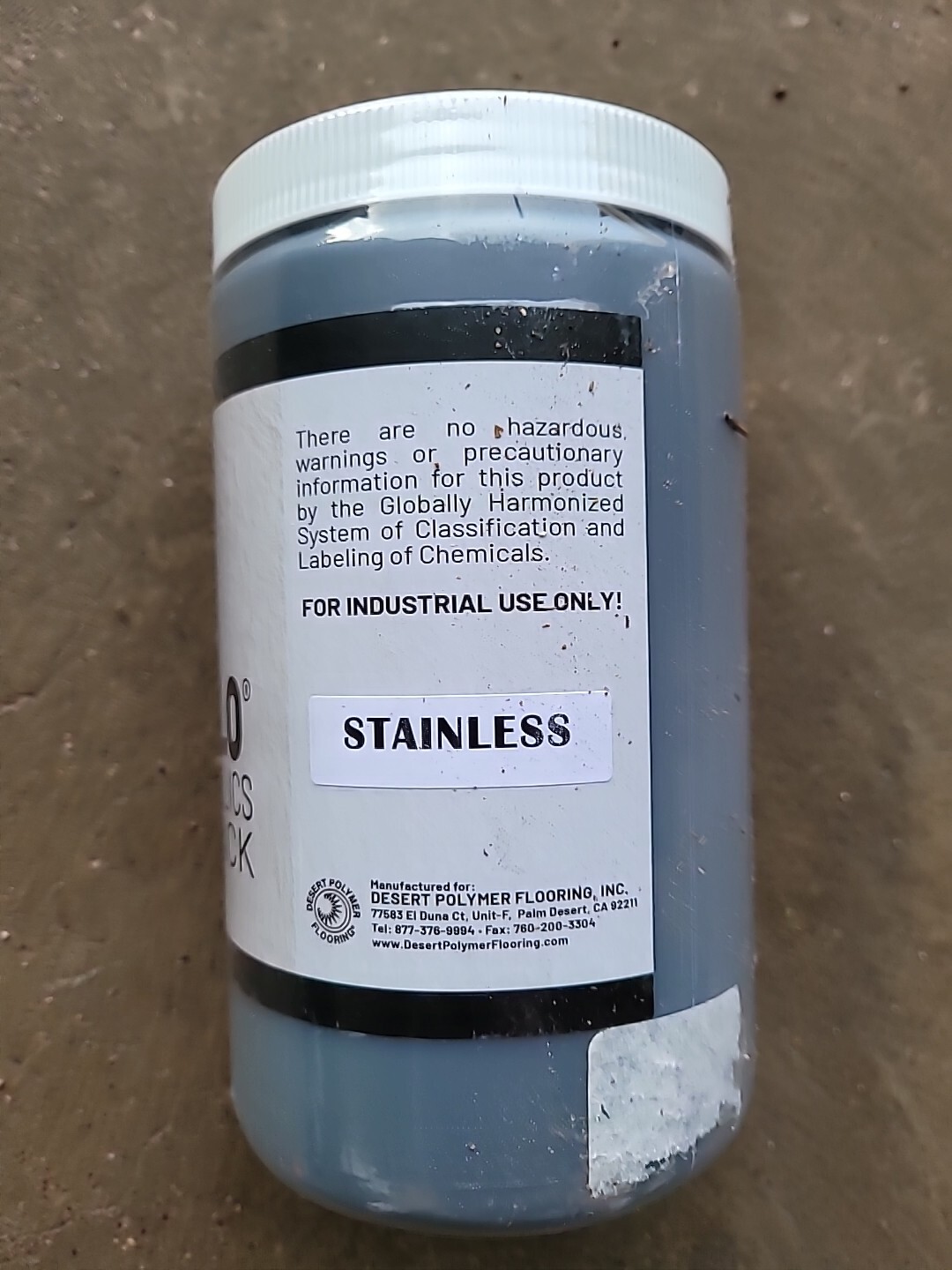 Slabhard Magmaflo Metallic Pigment Epoxy Coat 8oz 150 sq. ft. Color Stainless