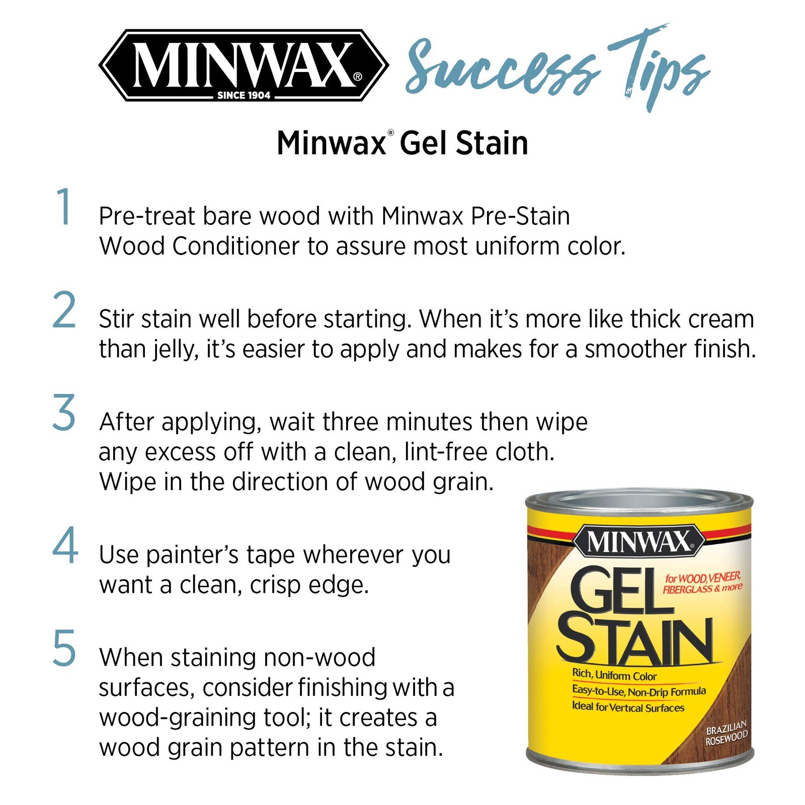 Minwax Gel Stain Coffee Color Non Drip Wood Stain For Furniture And Trim