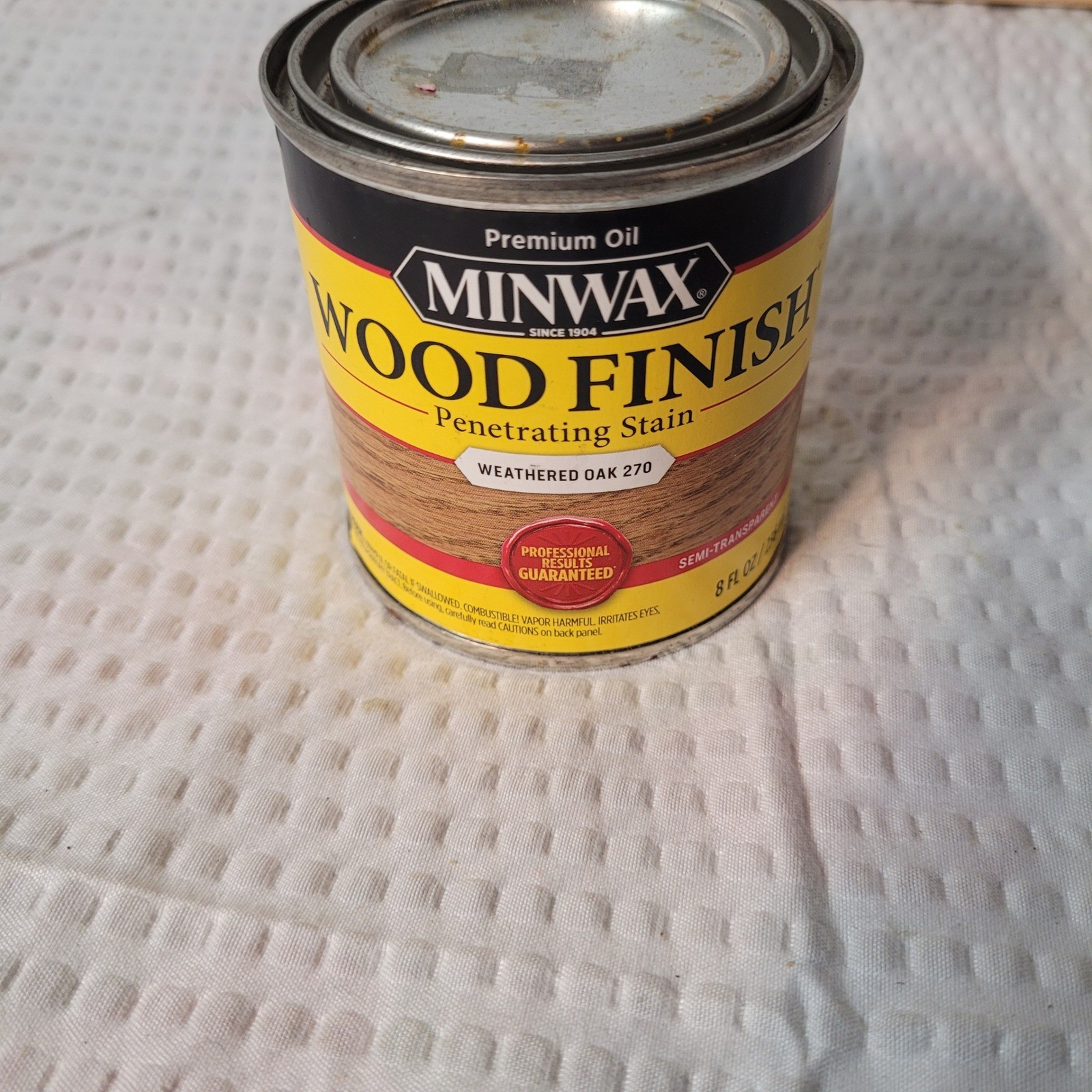 Minwax Wood Finish Penetrating Stain Weathered Oak 270 Oil-Based 8oz Interior