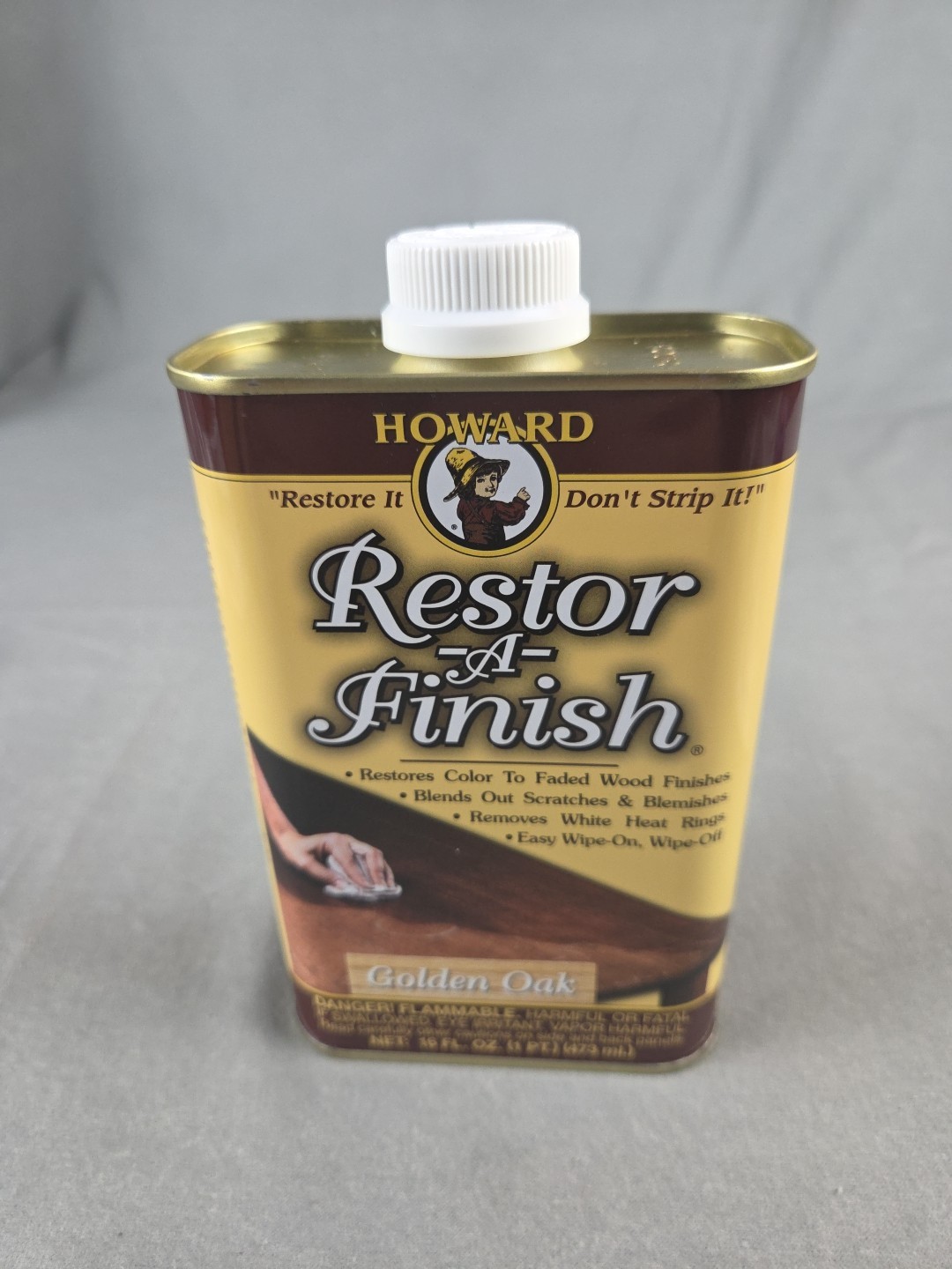 Howard Products Restor-A-Finish, Wood Stain to Restore a Finish for Wood Surface