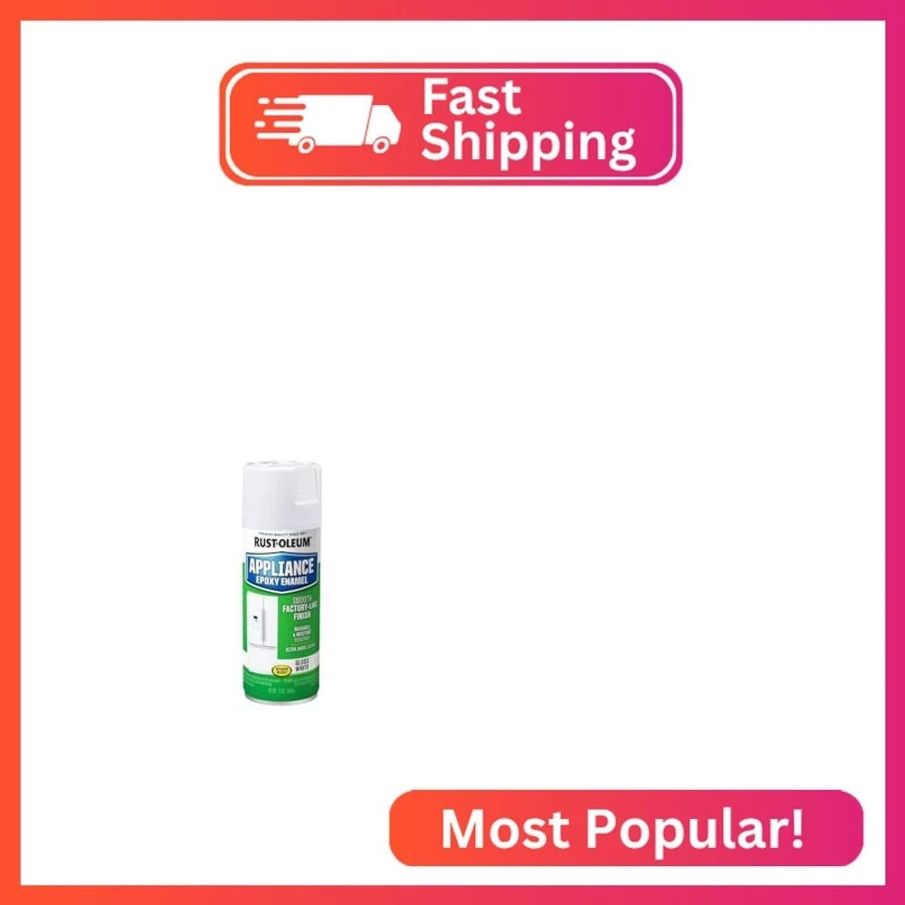 Rust-Oleum 7881830 Specialty Appliance Epoxy Spray Paint, 12 oz, White