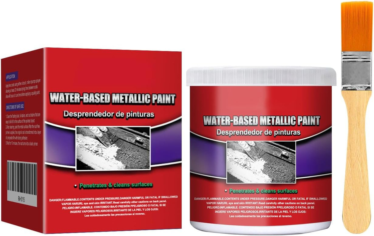 2-in-1 Rust Converter & Metal Primer, Water-Based Rust Inhibitor Paint for Metal