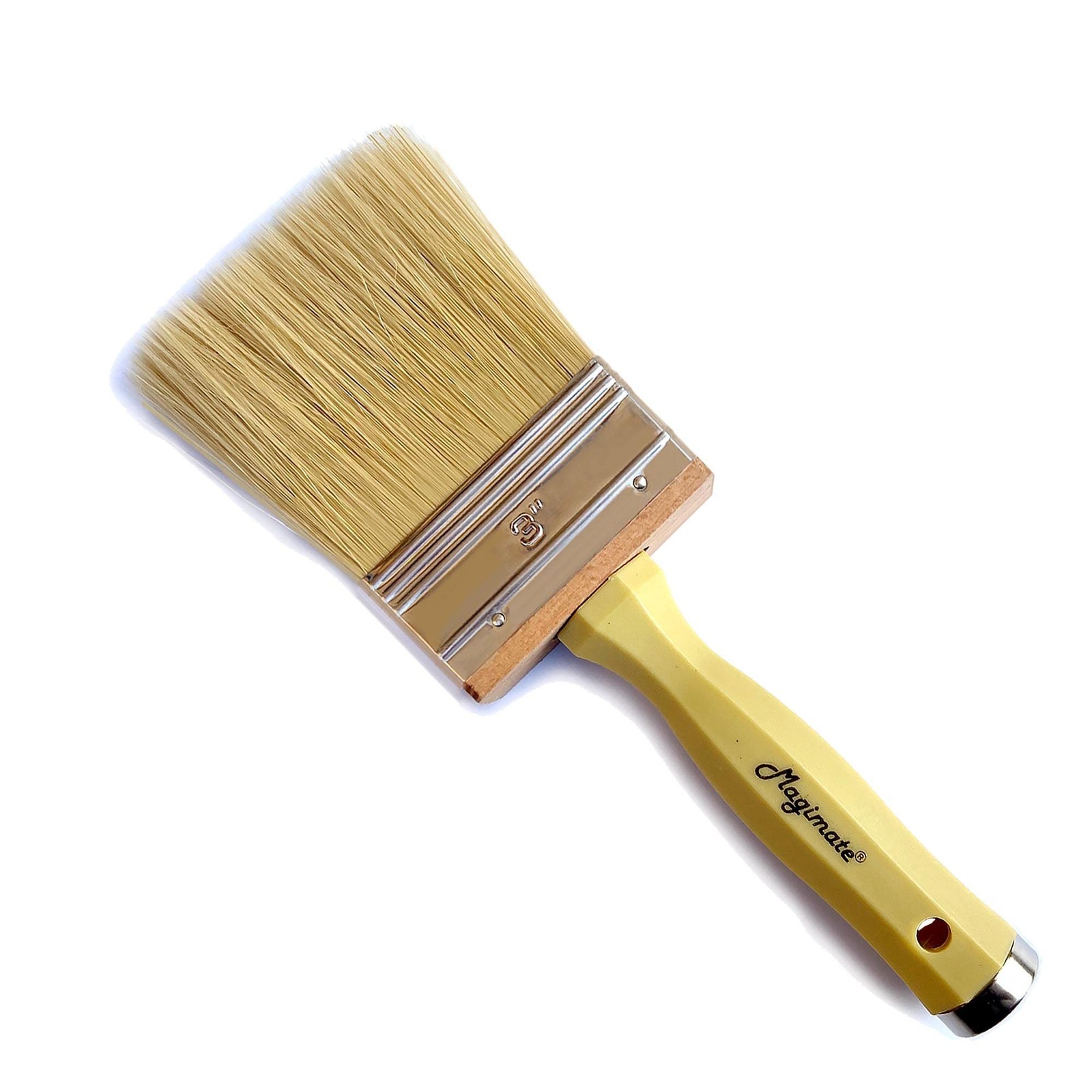 3 Inch Block Stain Brush, Thick Paint Brush, Fence Deck Stain Applicator, Sof…