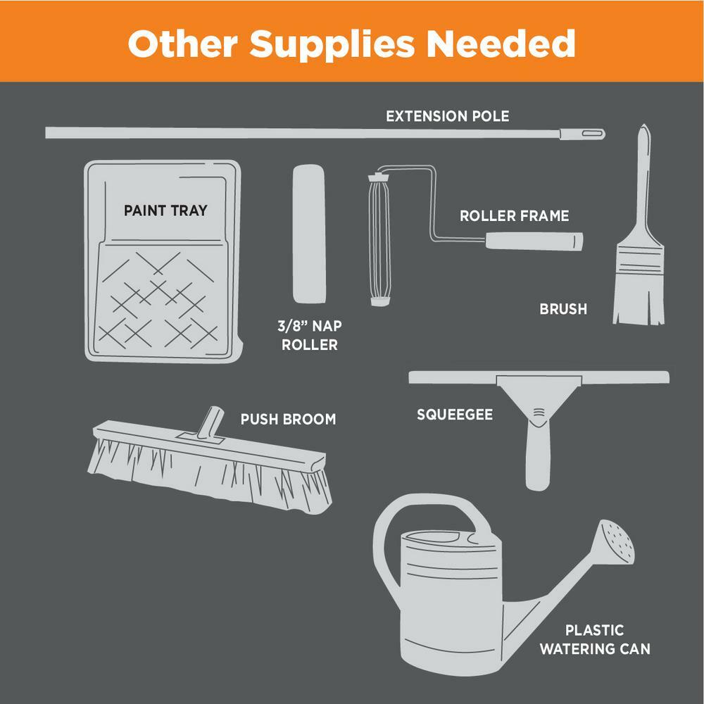Rust Oleum Epoxy Shield Protect Gray Garage Floor Coating Kit High Gloss 2.5 Car