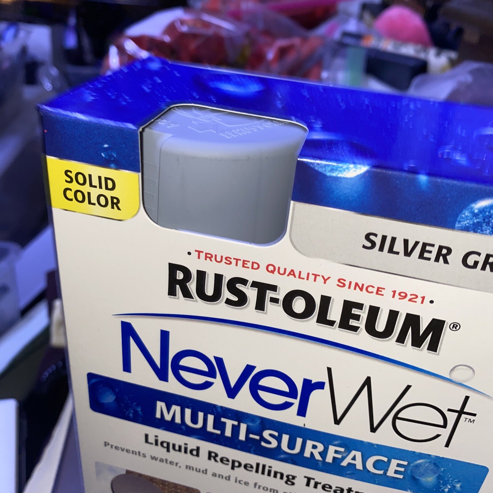 Rust-Oleum 18 oz. NeverWet Multi-Surface Spray Kit Silver Gray Solid Color