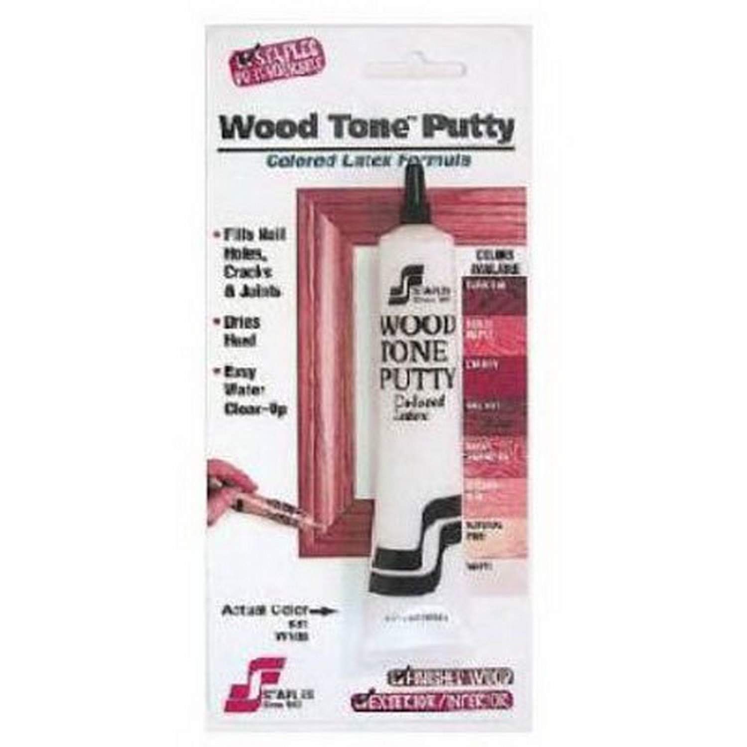 STAPLES H F 837 Dark Oak Wood Putty, 1.05 oz oz,