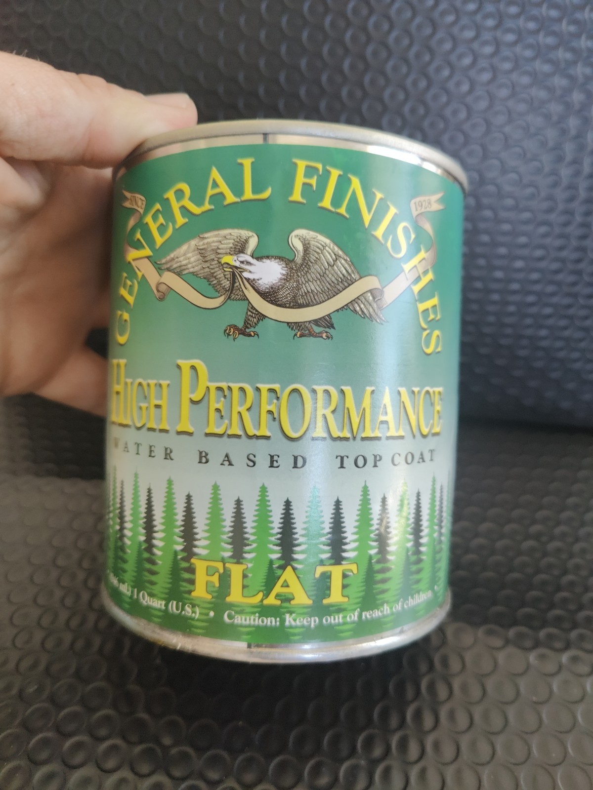 New HP Polyurethane WB Flat Finish Quart $