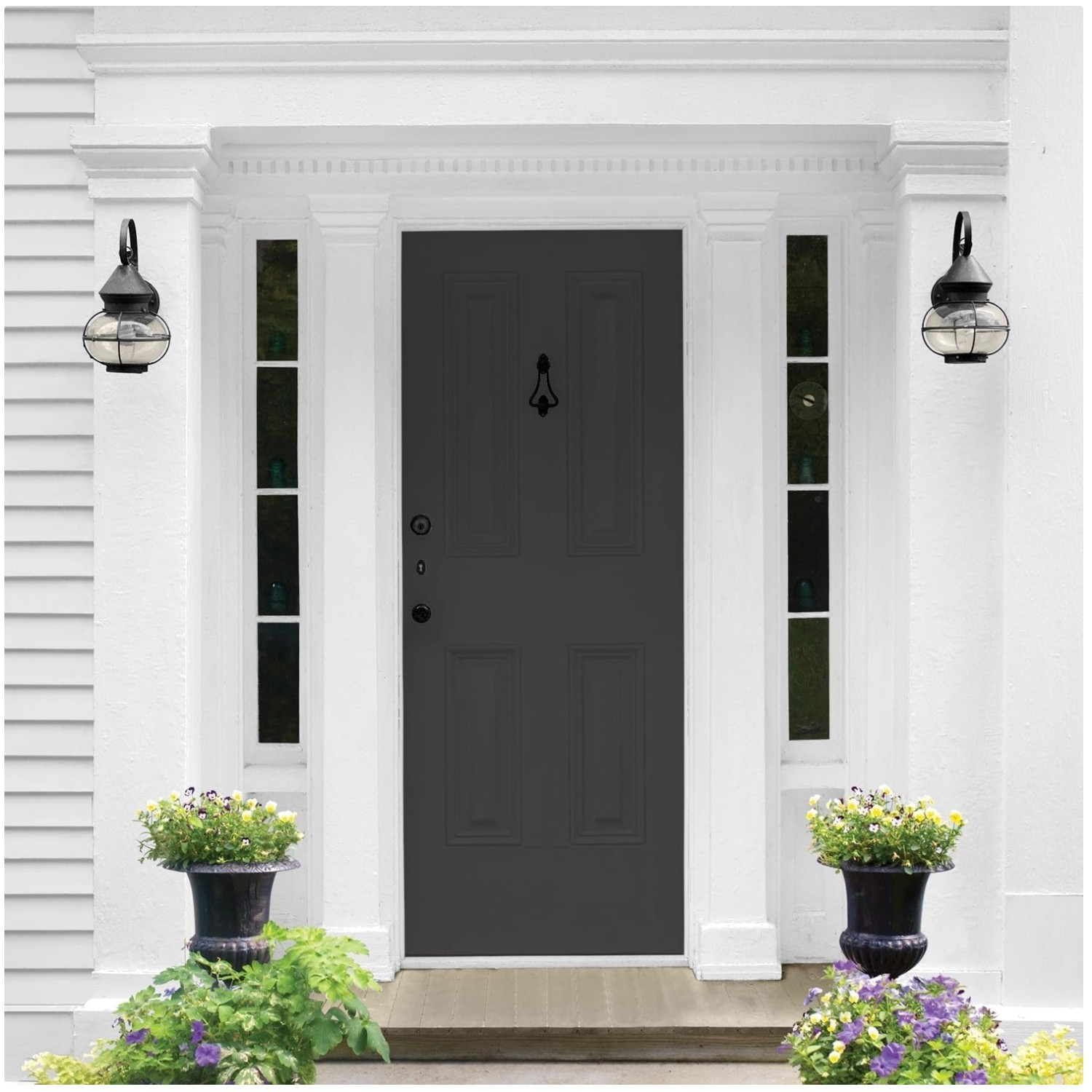 Exterior Paint & Primer, Black Magic, Semi-Gloss – 1 Gallon