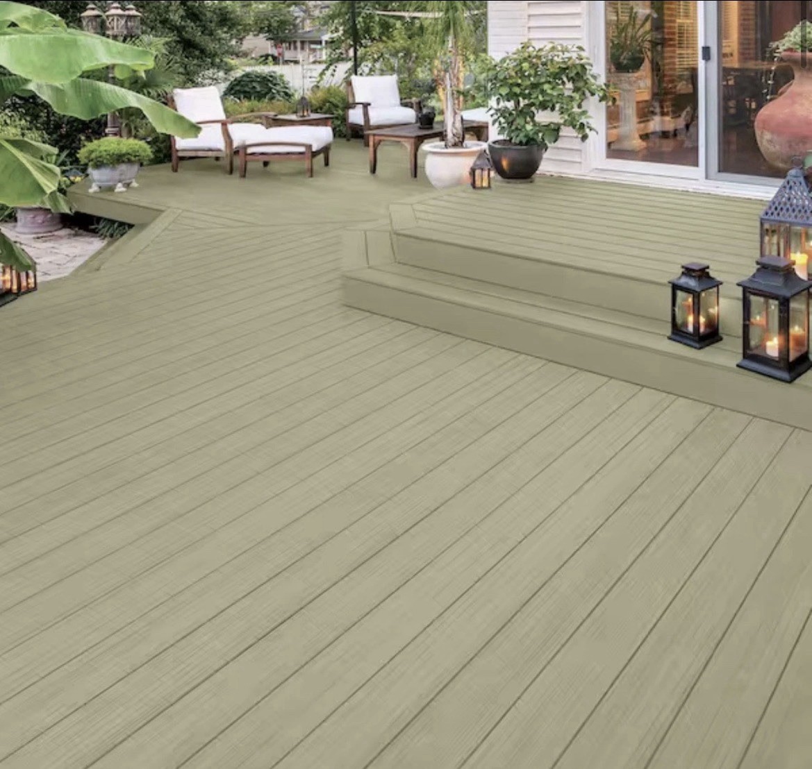 Olympic Elite Solid Exterior Stain + Sealant Base 1 1 Gal Waterproof Deck Wood
