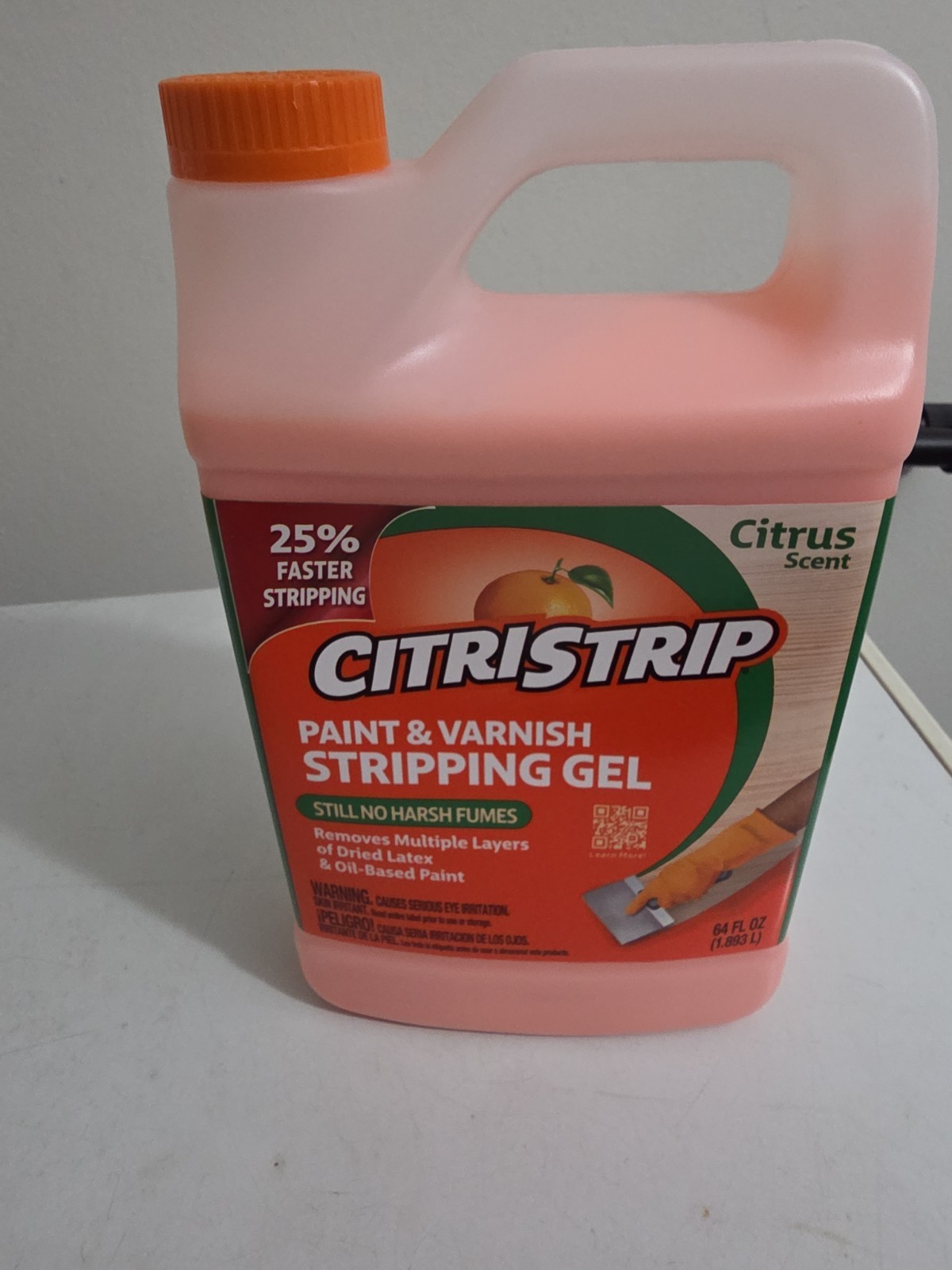 Citristrip Safer 1/2 GAL Paint/Varnish STRIPPING GEL Citrus Remove Epoxy HCSG803