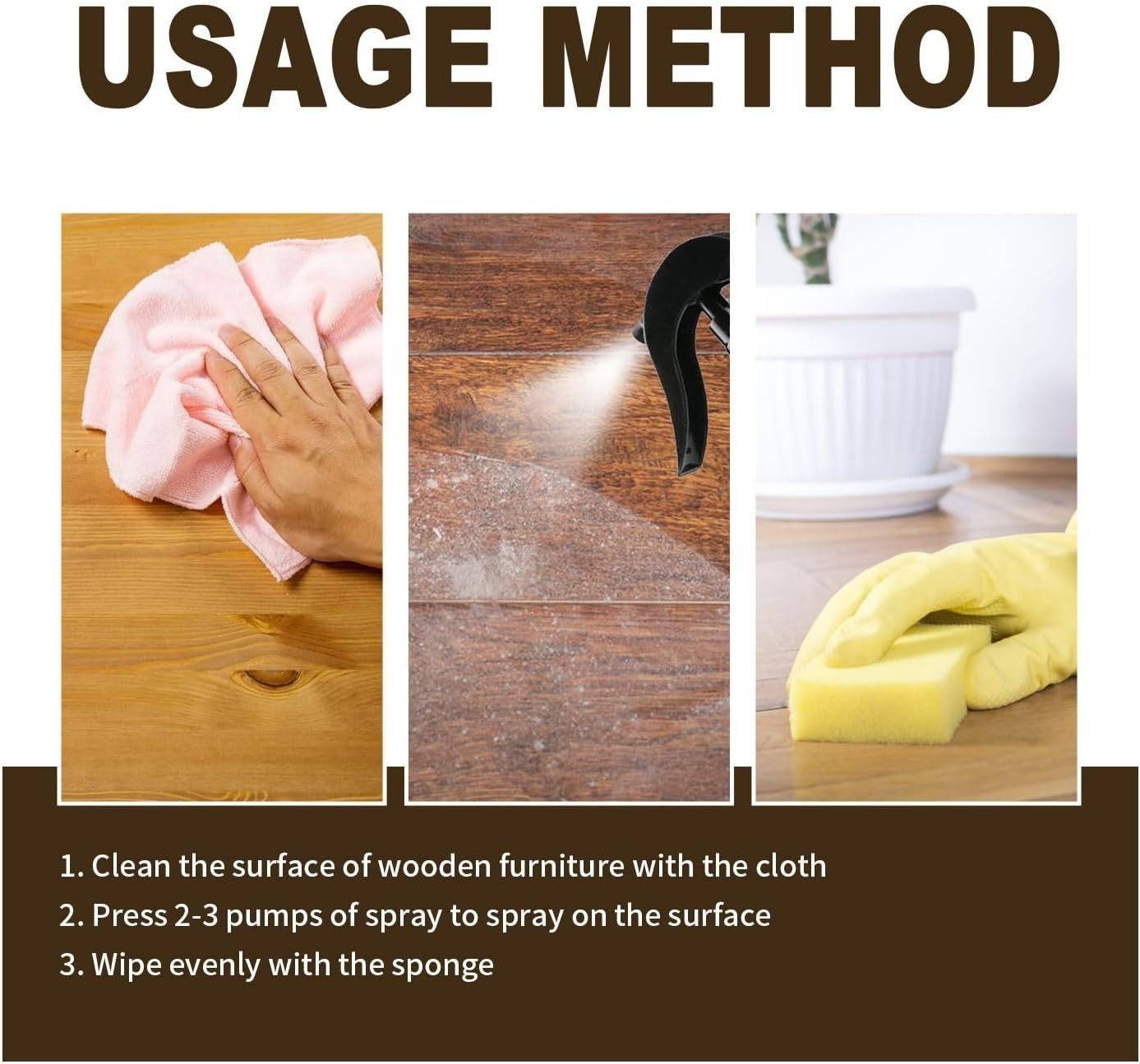 Micro-Molecularized Beeswax Spray for Wood & Leather – Easy Application