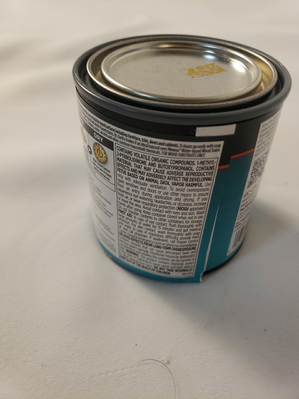 Minwax Polycrylic Protective Finish Water Based, 1/2 pint, Clear Matte