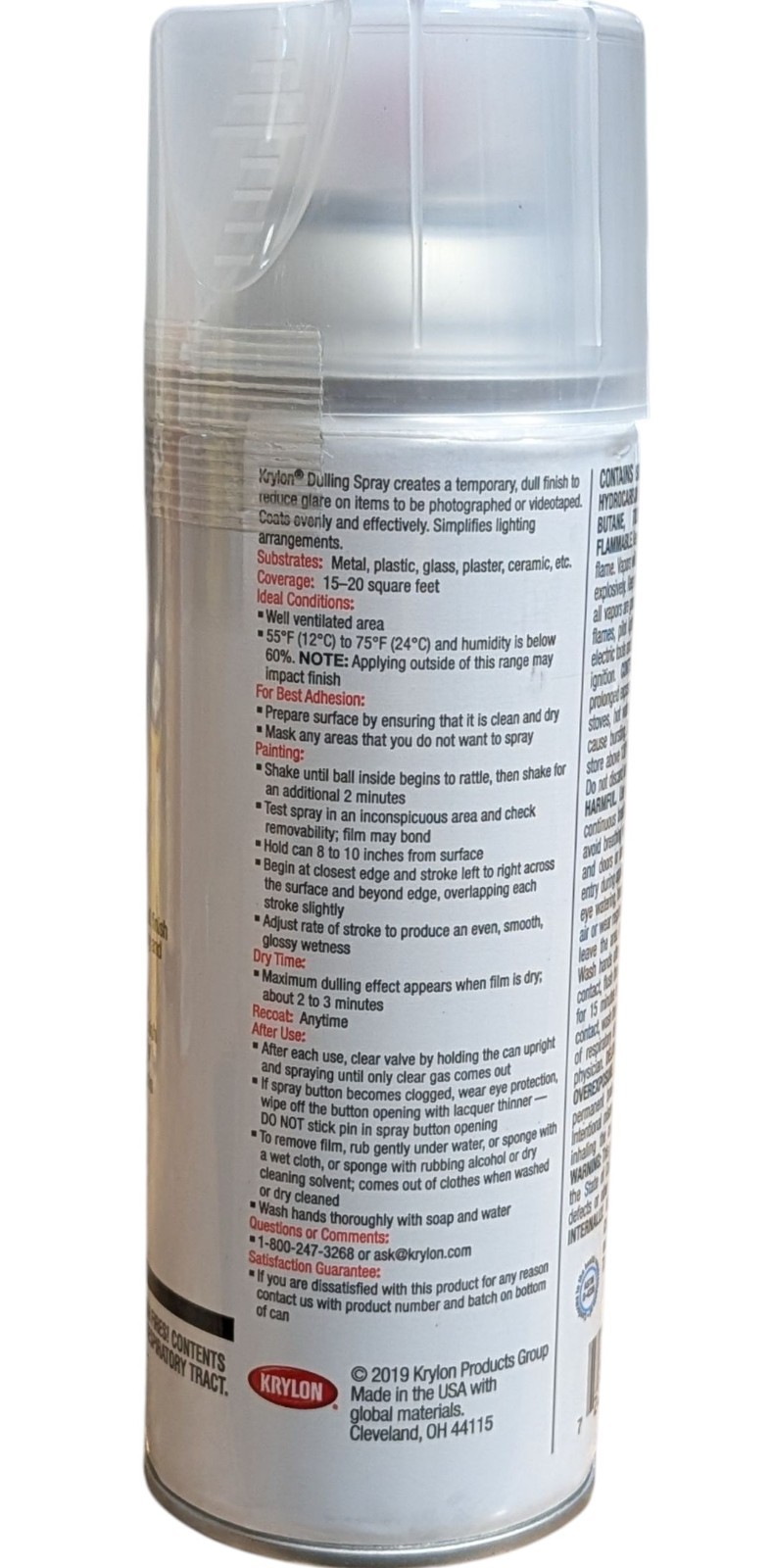 Krylon Dulling Spray Paint Clear – 1310 – 11 oz.