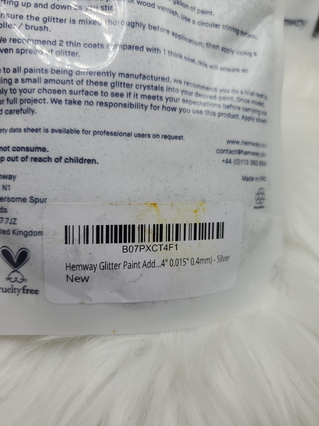 X2 Glitter For Paint Wall Additive for Emulsion Crystals Feature Bedroom. Silver