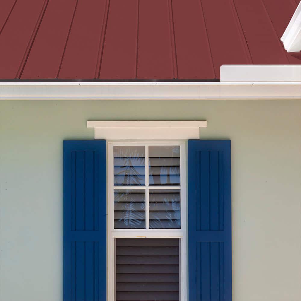 5 gal. #PFC-04 Tile Red Flat Multi-Surface Exterior Roof Paint