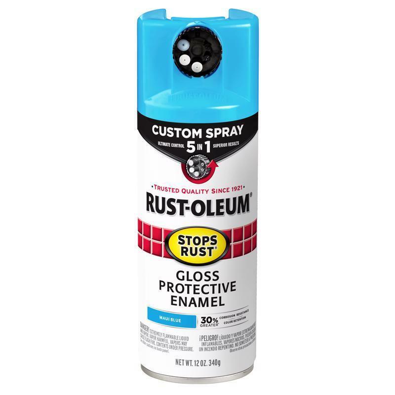 Rust-Oleum Stops Rust 5-in-1 Indoor/Outdoor Gloss Blue Oil-Based Oil Modified