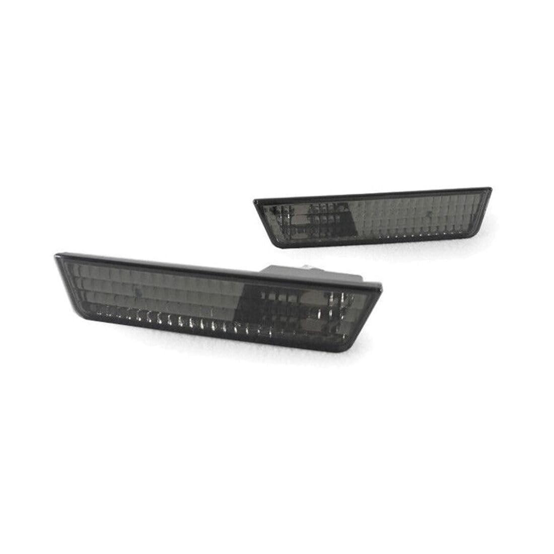 Front Smoke Lens Bumper Side Marker Lights for Challenger 08-14