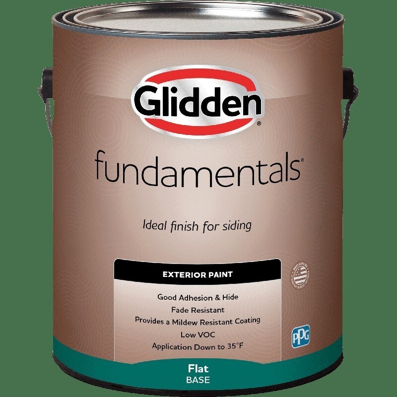 Exterior Paint Low VOC Mildew Resistant Fast Dry Good Adhesion Coverage 400 Ft²