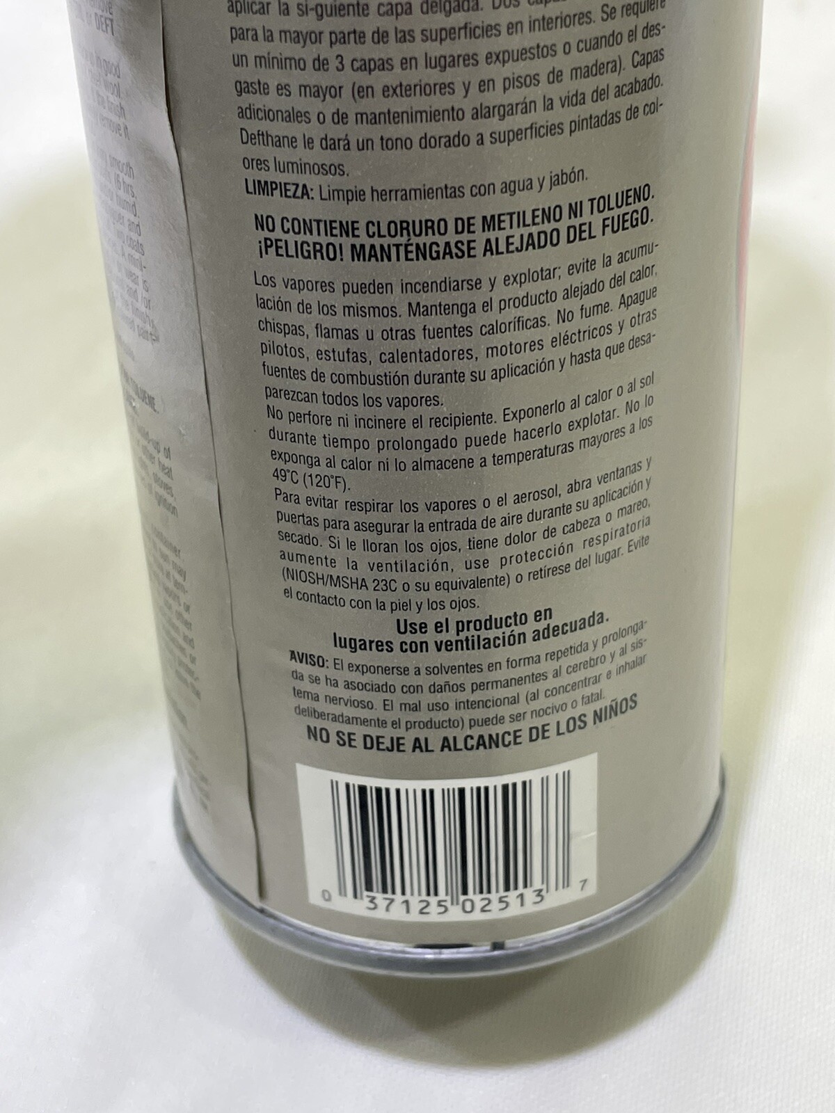 Deft Defthane Interior Exterior Clear Satin Spray Platinum Protection Polyuretha