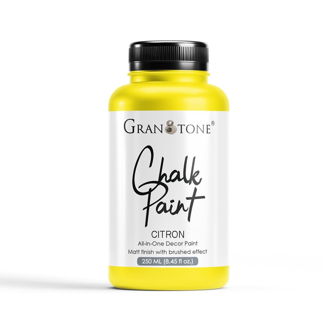 Granotone Chalk Paint Matt Finish Water Based Acrylic Paint 8.5 Fl Oz 250 Ml