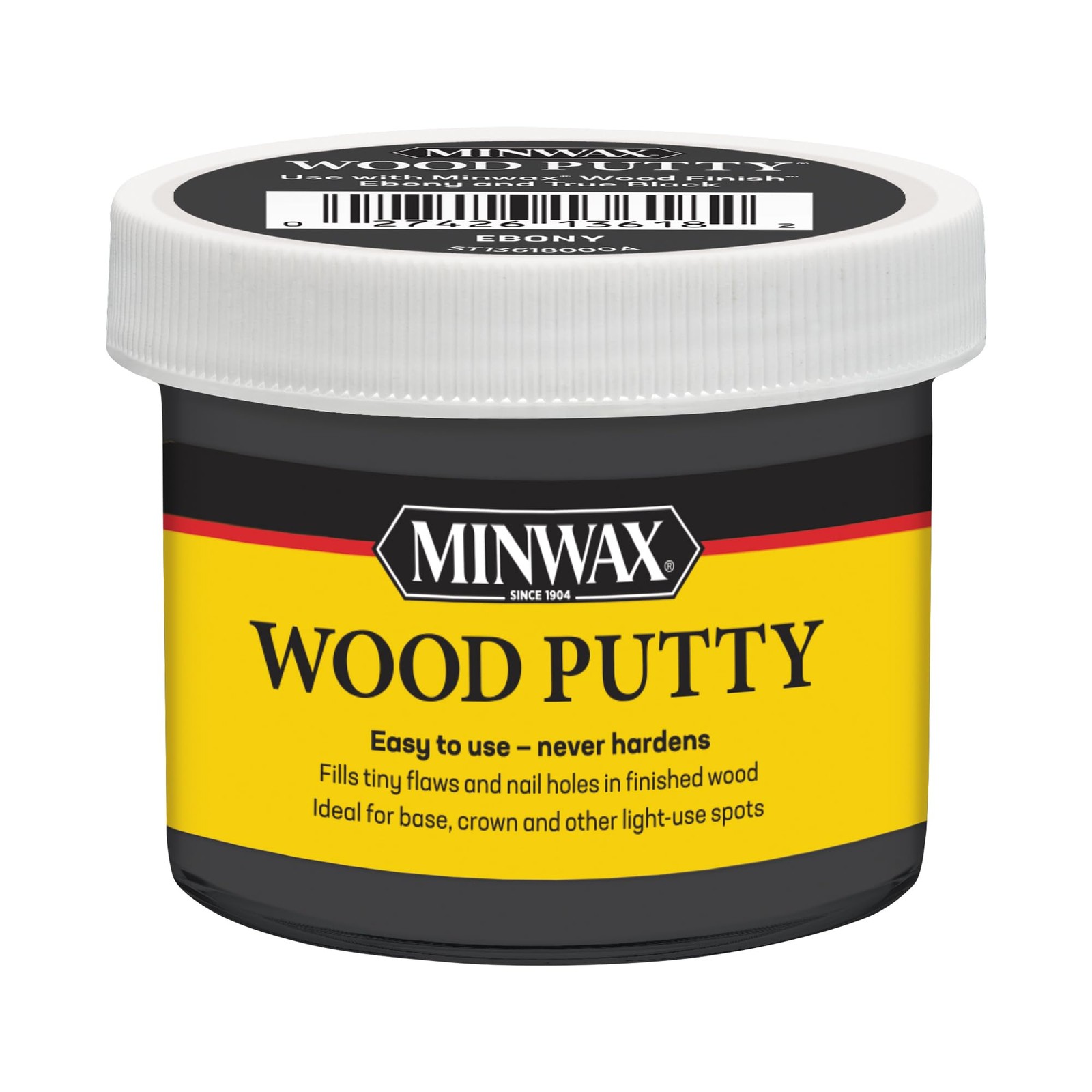 Minwax Wood Putty, Ebony, 3.75 oz. 3. 75 oz., Ebony