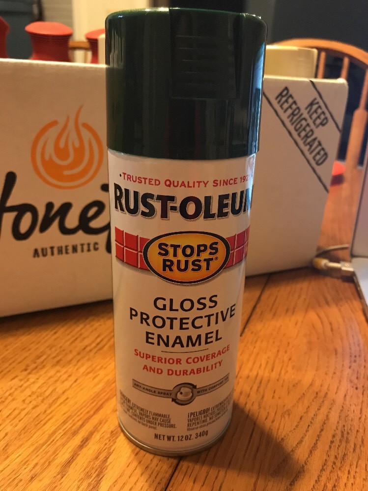 Rust-Oleum Stops Rust Spray Paint, 12-Ounce, Gloss Dark Hunter Ships N 24h