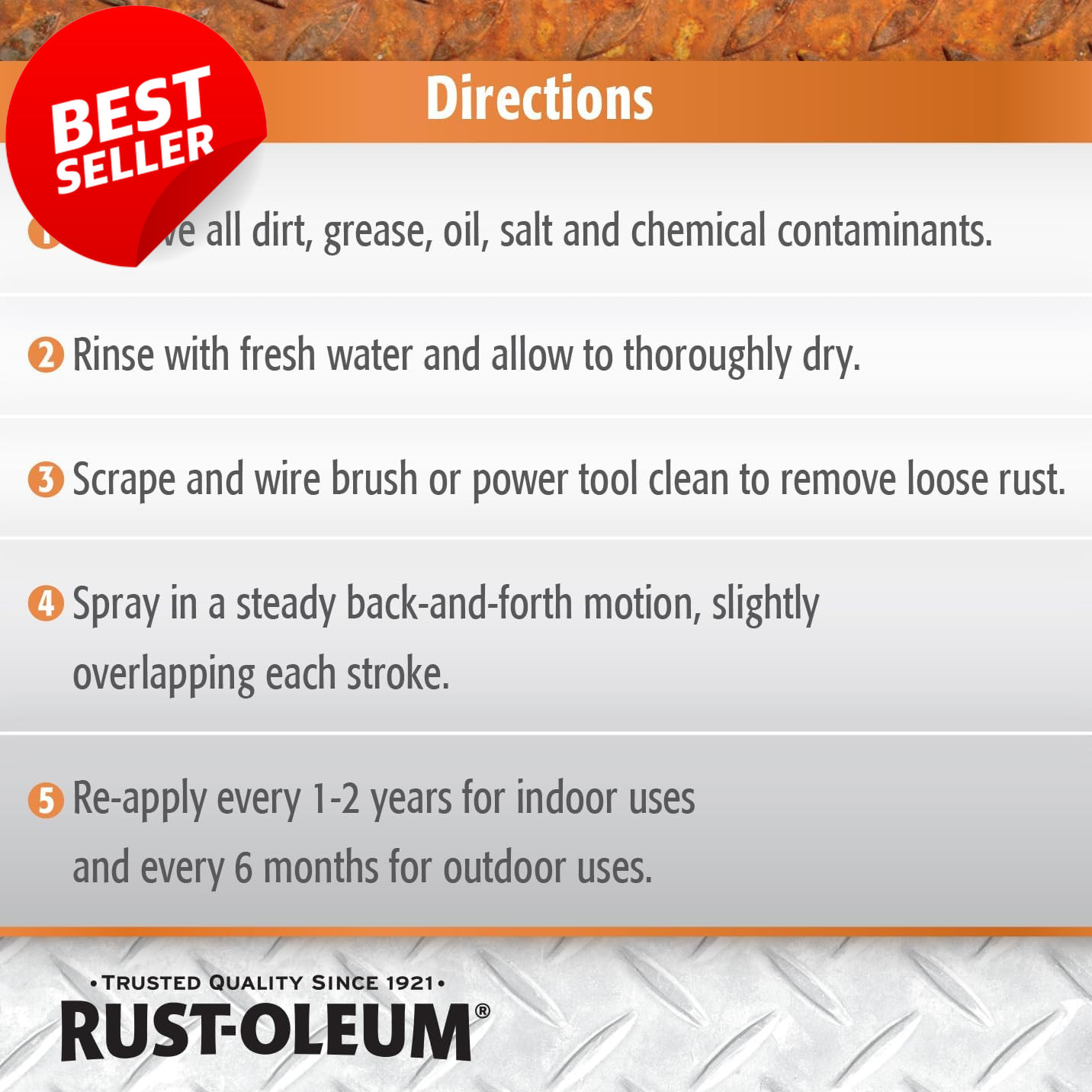 Rust Inhibitor Spray 10.25oz Stops Rust Protection for Metal Surfaces – US