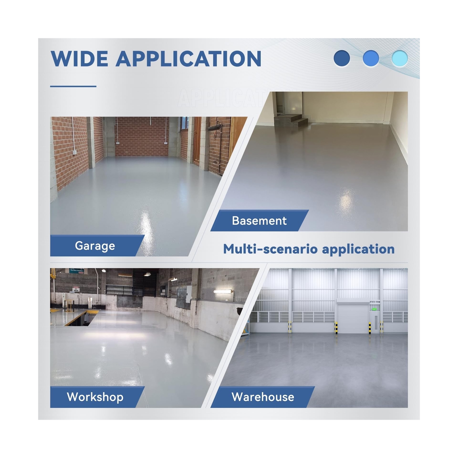 DWIL Garage Floor Epoxy Kit, Water-based Garage Floor Paint, High Gloss Epoxy…