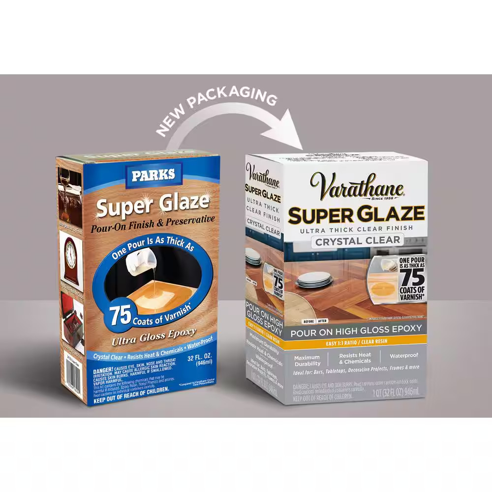 1 Qt. Gloss Super Glaze Interior Finish and Preservative (3 Pack)