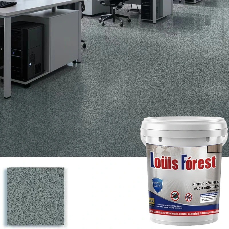 High-Gloss Marble Effect Epoxy Floor Coating, Epoxy Floor Paint (55ML)