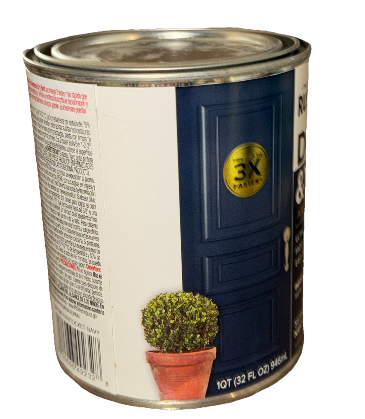 Rust-Oleum 369386 Advanced Dry 32 Fl Oz (Pack of 1), Satin Nantucket Navy