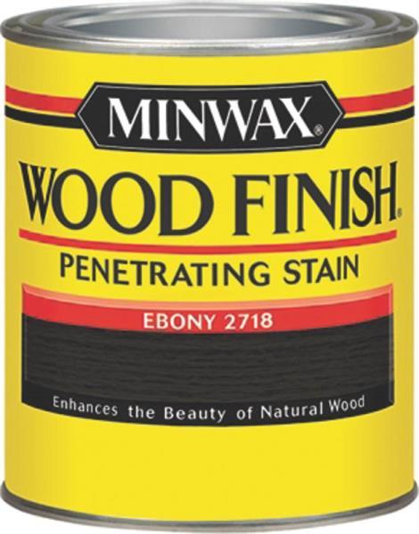 NEW MINWAX 22718 EBONY INTERIOR OIL BASED WOOD FINISH STAIN 7996069