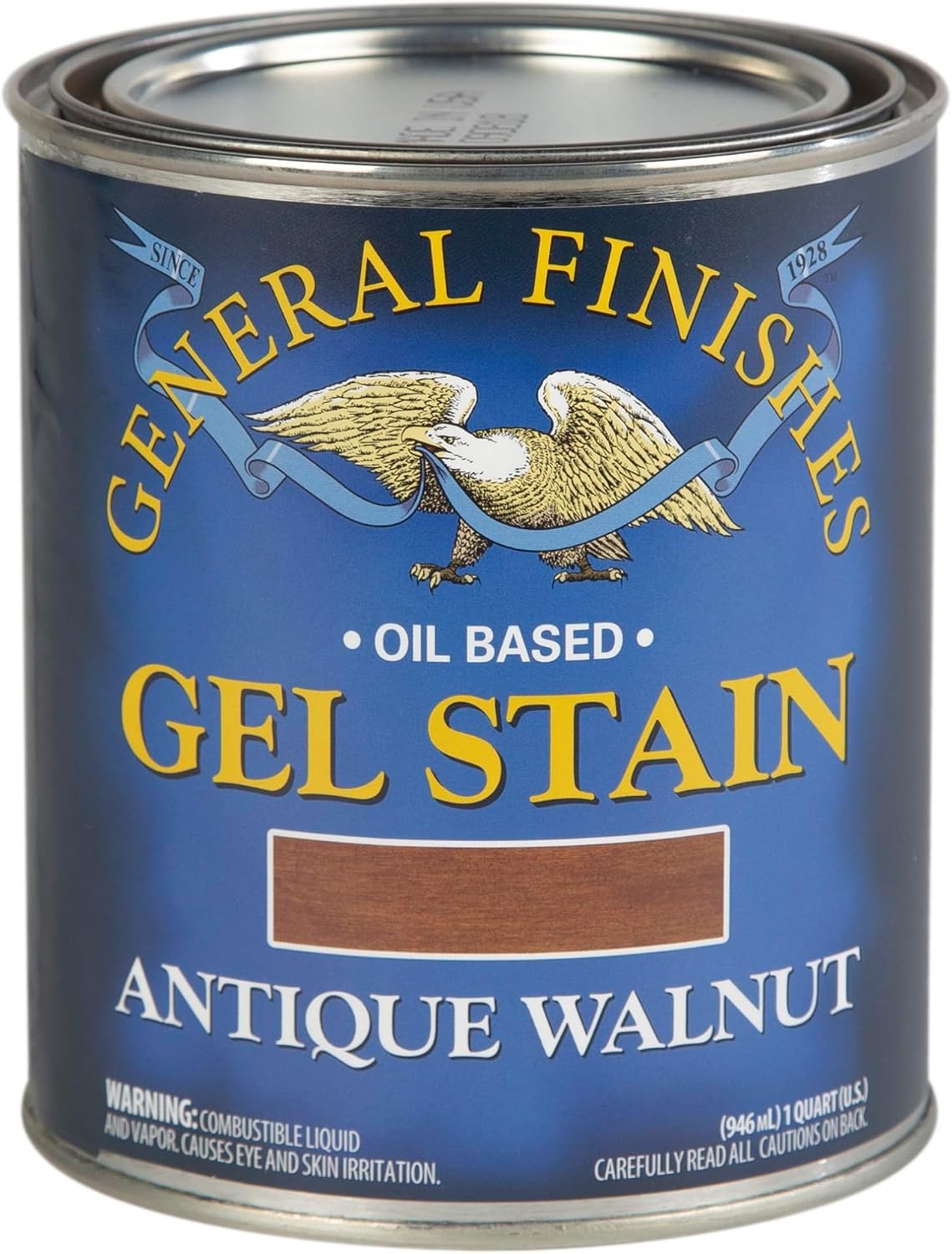 Oil Base Gel Stain 1 Quart Antique Walnut