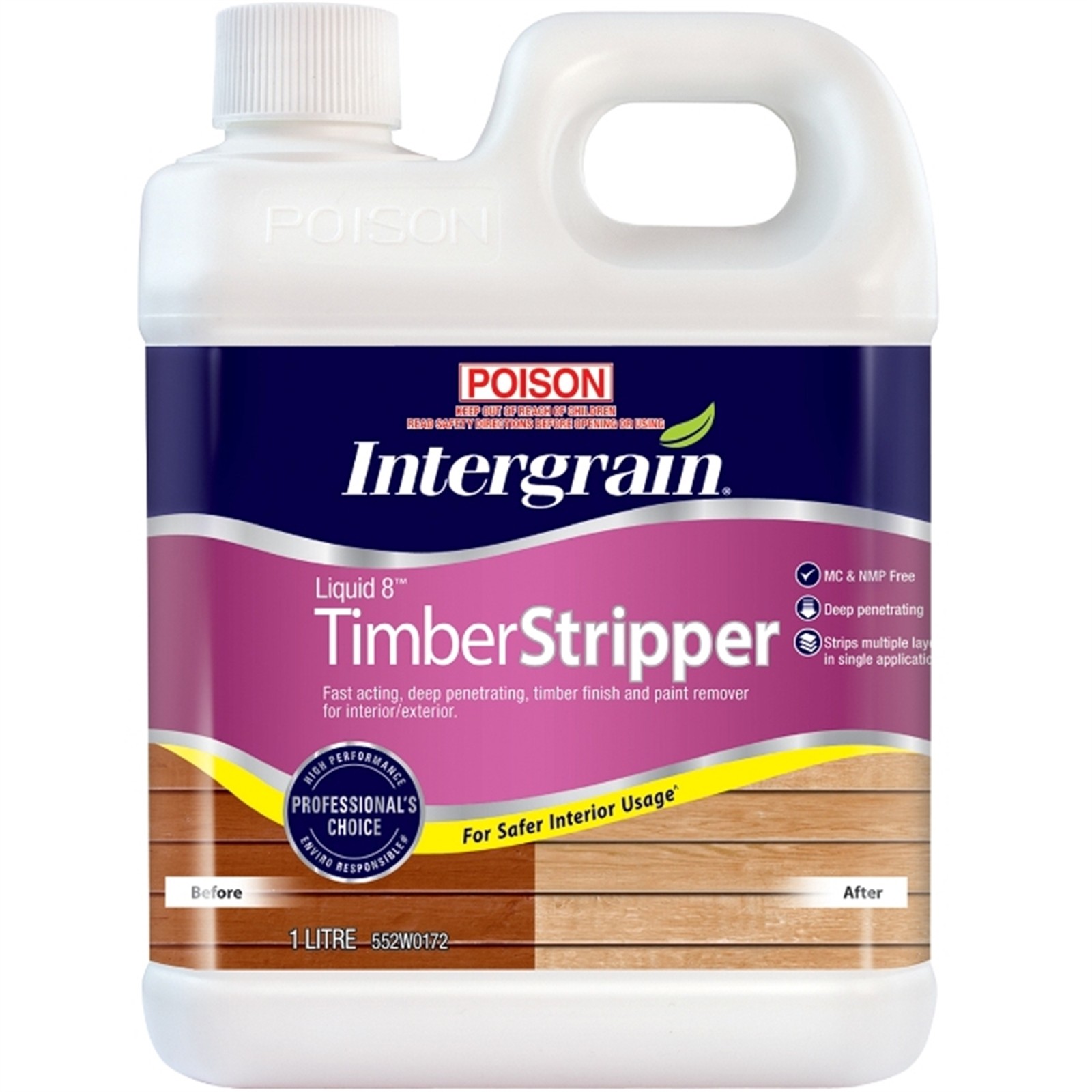 Intergrain 1L Liquid 8 Timber Stripper – 1L