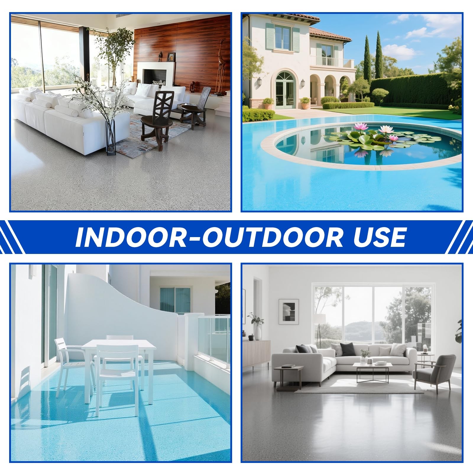 Epoxy Colored Sand Floor Paint, Epoxy Floor Paint For Concrete, Leveling High…