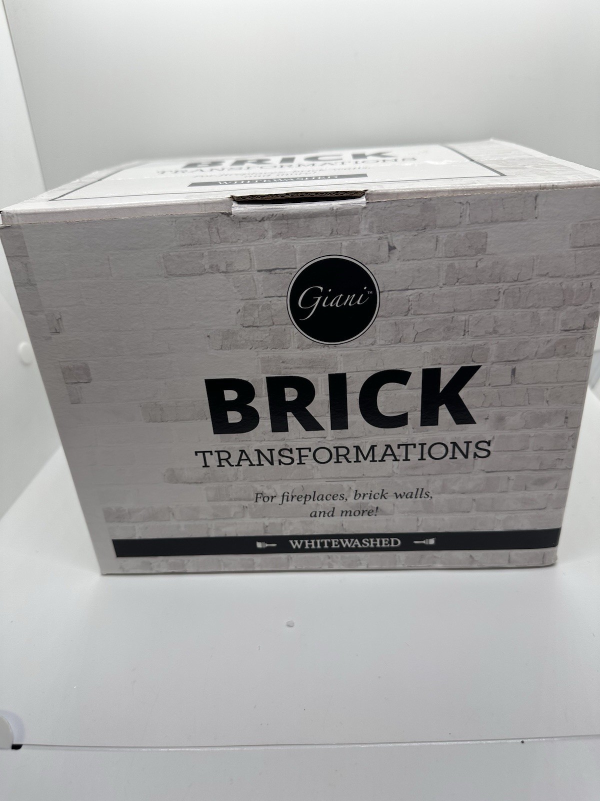 Giani Brick Transformations Kit- Whitewashed Full Sized Kit New Unused!