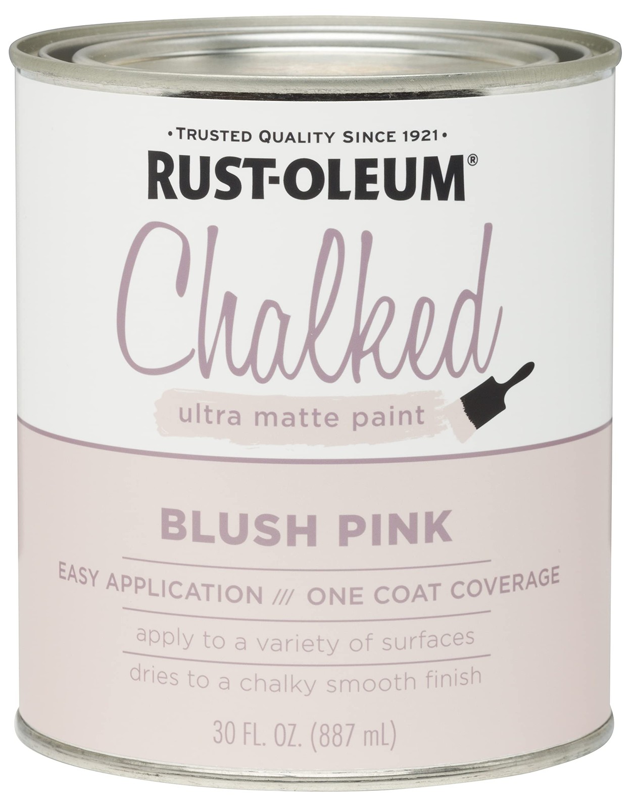 Rust Oleum Chalked Paint 30Oz Blush Pink Pack Of 2 Ultra Matte Easy Use