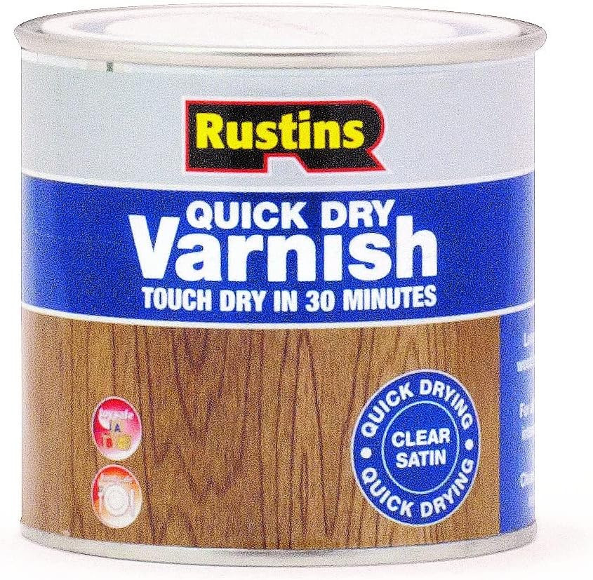 Quick Dry Varnish, Satin Clear, 250 Ml