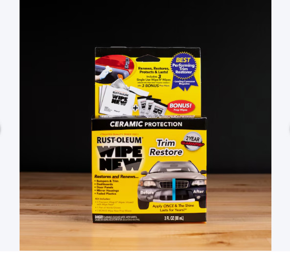 Wipe New Rust-Oleum 393327 Ceramic Detailer and Gloss Enhancer Turbo Spray Sy…