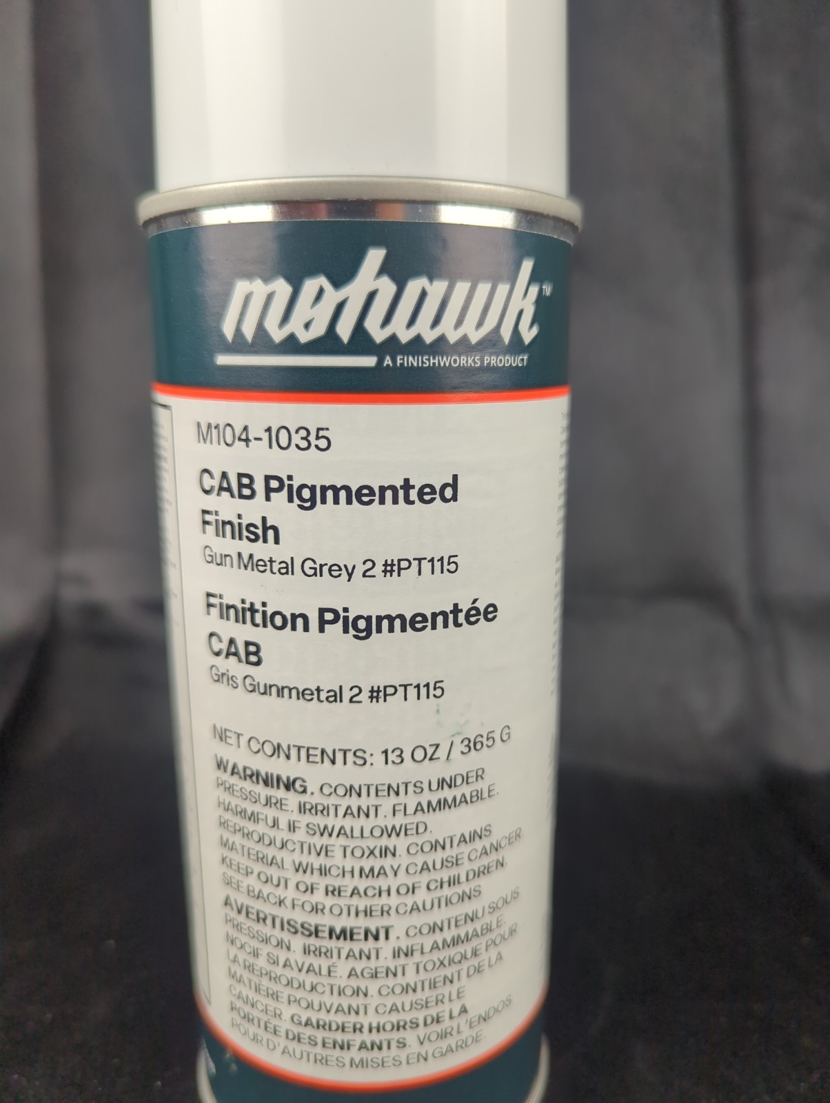 Mohawk M104-1035 Cab Pigmented Finish Gun Metal Grey 2 13 ounces