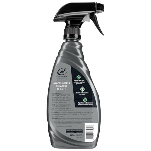Turtle Wax Hybrid Solutions Ceramic Wet Wax, Spray on Car 26 Fl Oz (Pack of 1)