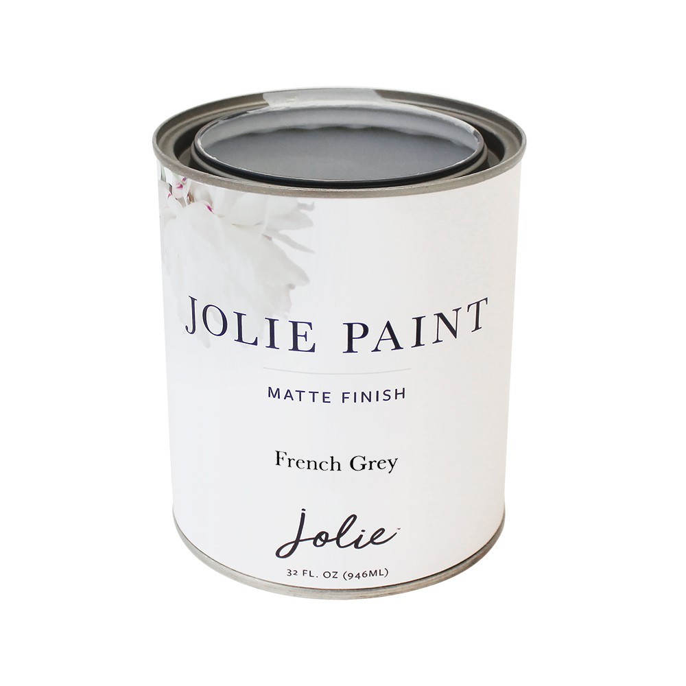 Jolie Paint for furniture, cabinets, and decor: French Grey (1 quart)