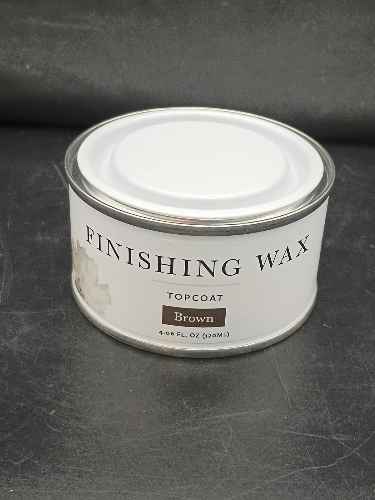 Jolie Brown Finishing Wax Topcoat- 4oz Protective Sealer – New – 120ml
