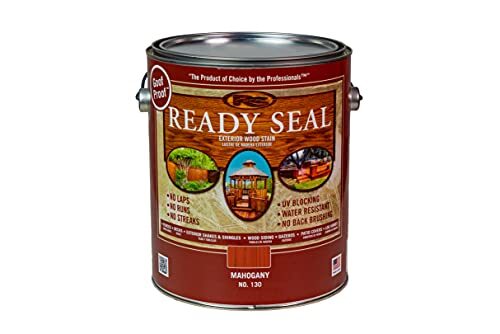 EXTERIOR WOOD STAIN and Sealer Mahogany 1-Gallon Can 130 READY SEAL